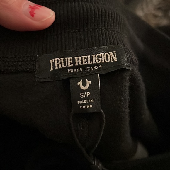 1 hour sale.🔥True Religion, black jogger, size small - Picture 7 of 12
